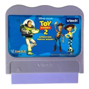 VTech VSmile Toy Story Two Operation Rescue Woody Game Learning Content
